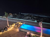 Views of pool from room