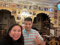Many pictures of Ben with politicians , ambassadors and celebrities hang on the walls.