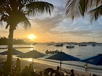 View from Beach Bar, less than 3 min walk from Grande Bay
