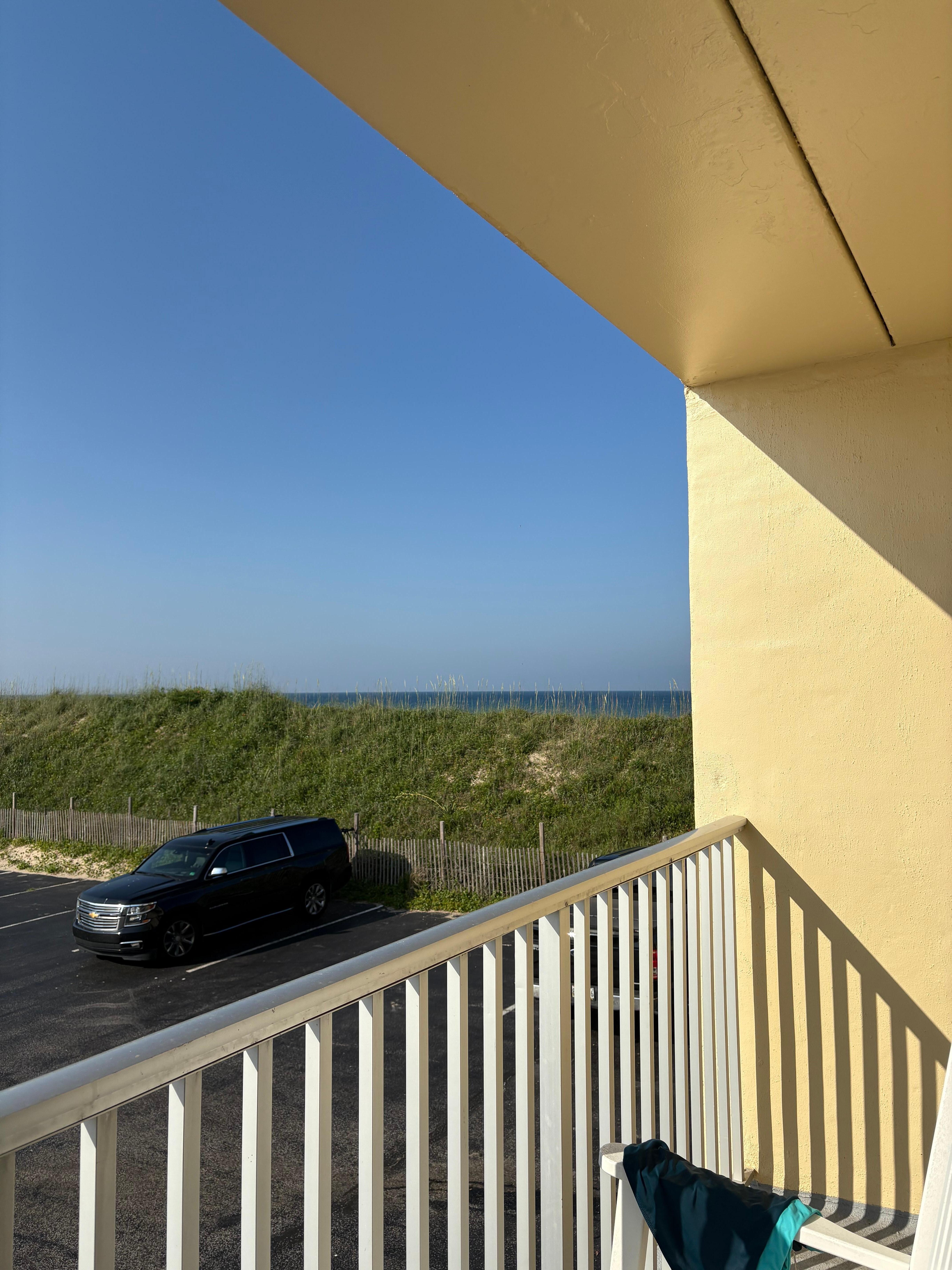 View from Dune side first floor room