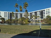 In front of harbor tower