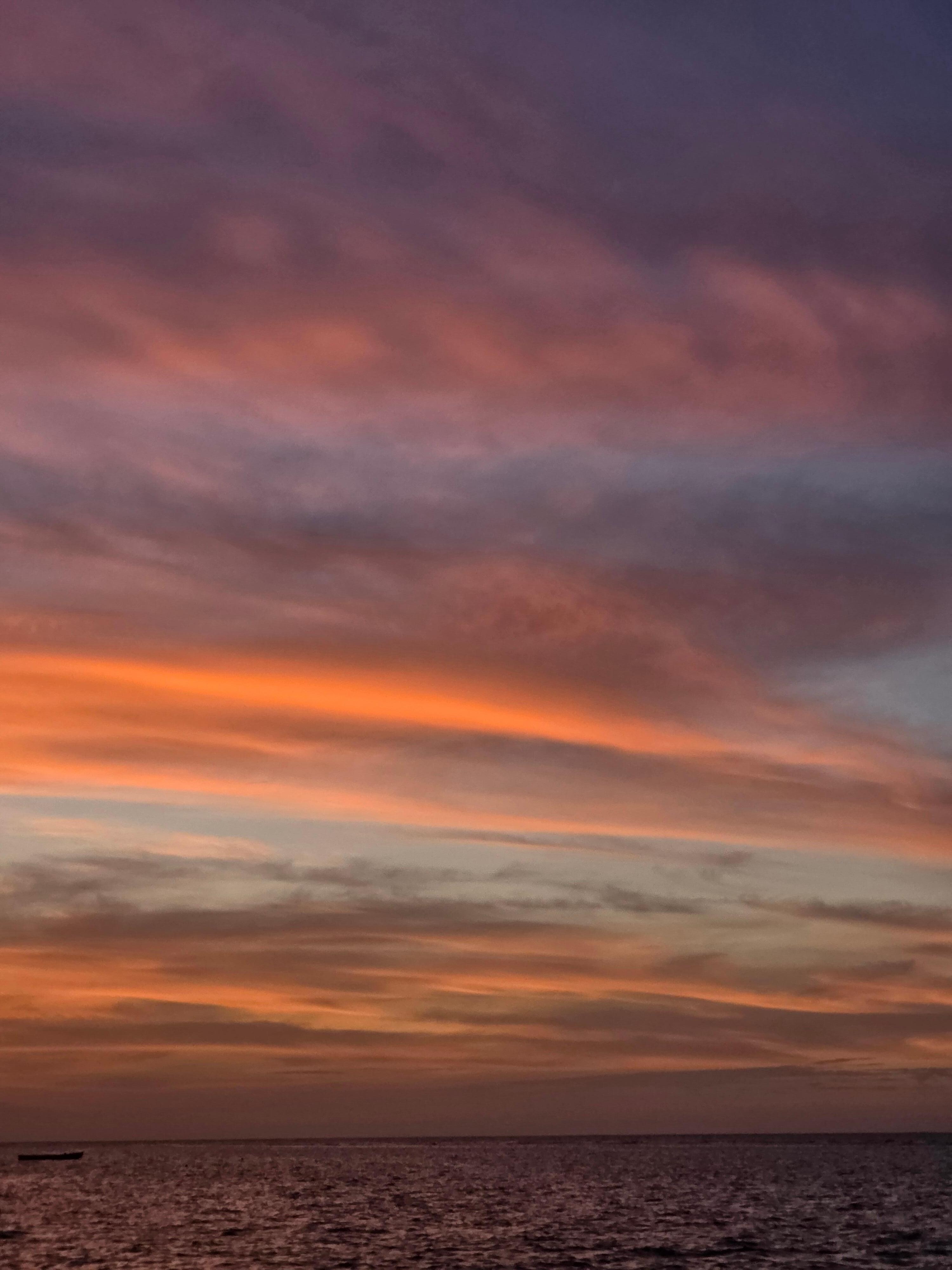 The sunsets were amazing! 