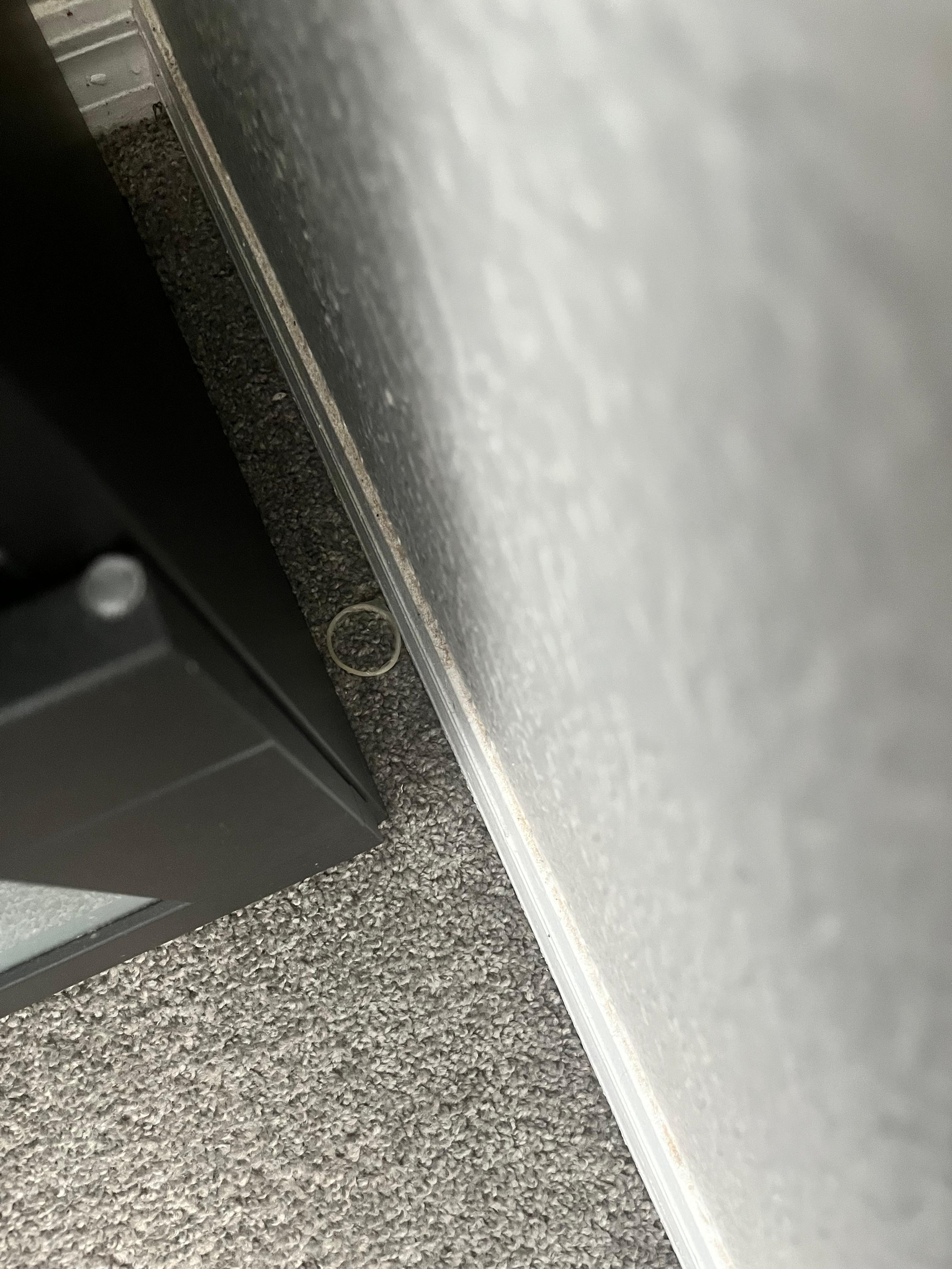 Used condom on the floor when we arrived 