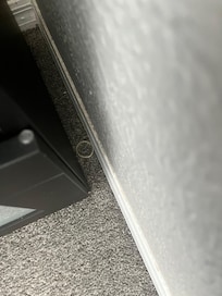 Used condom on the floor when we arrived