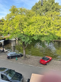 View of the canal from the room.