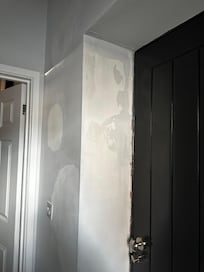 More flaky and crumbling walls