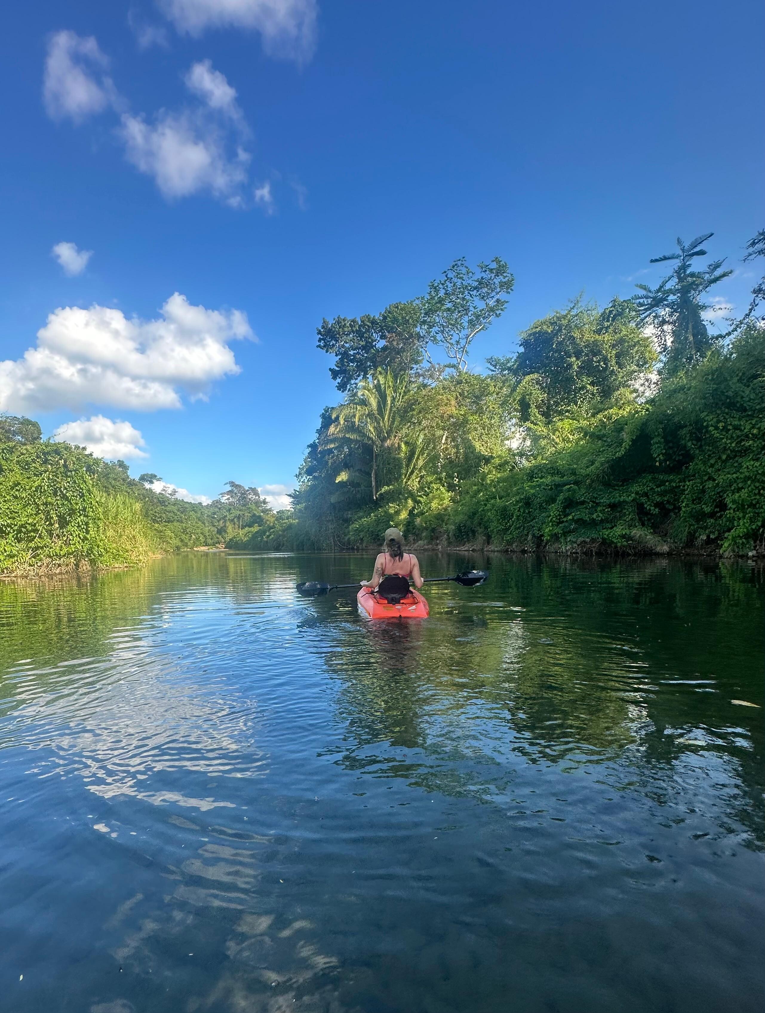 The river!