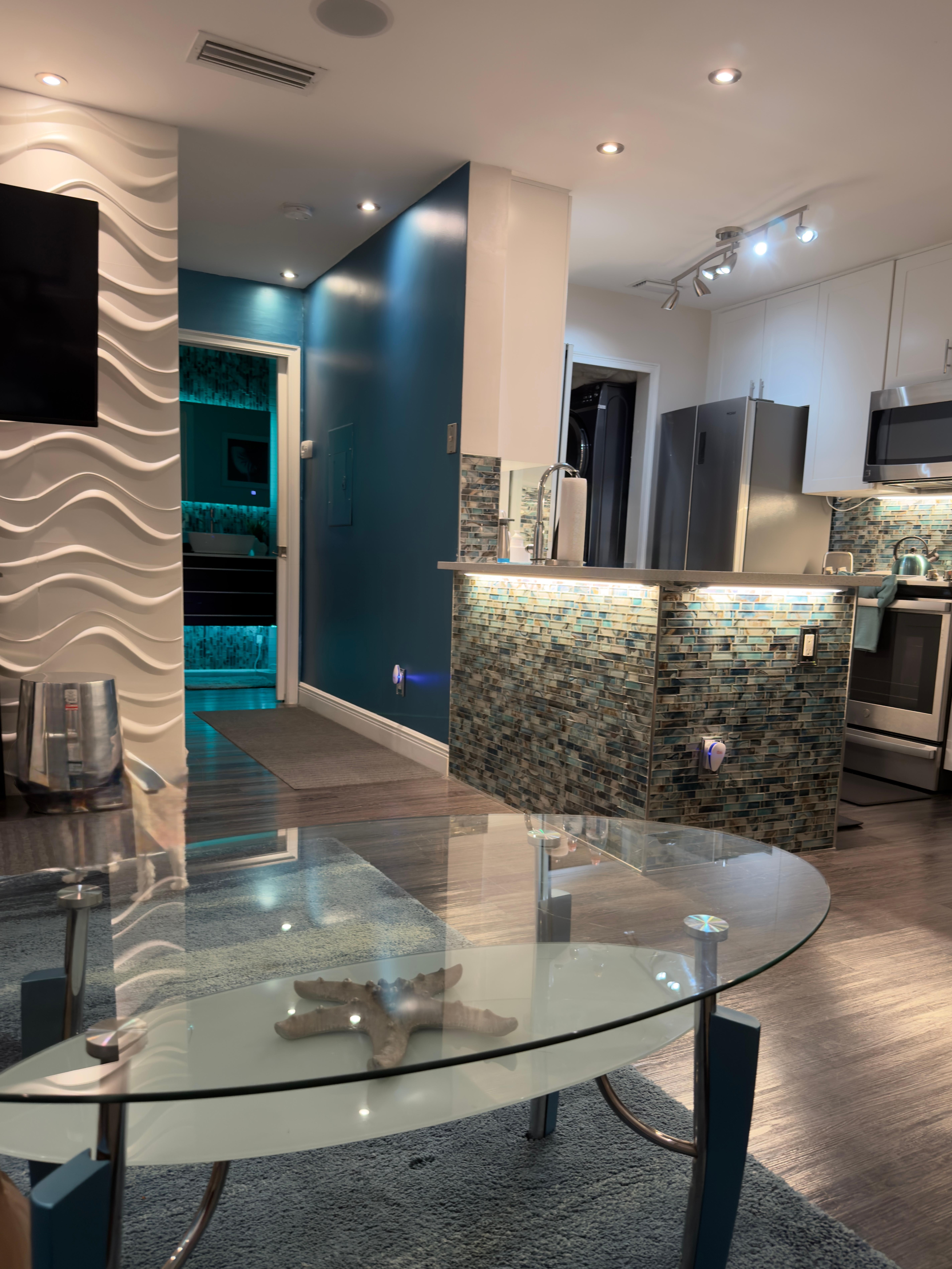 The well decorated interior