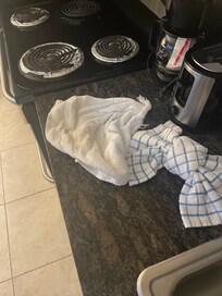 Dirty rag when entering