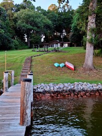 View of the house from the dock.