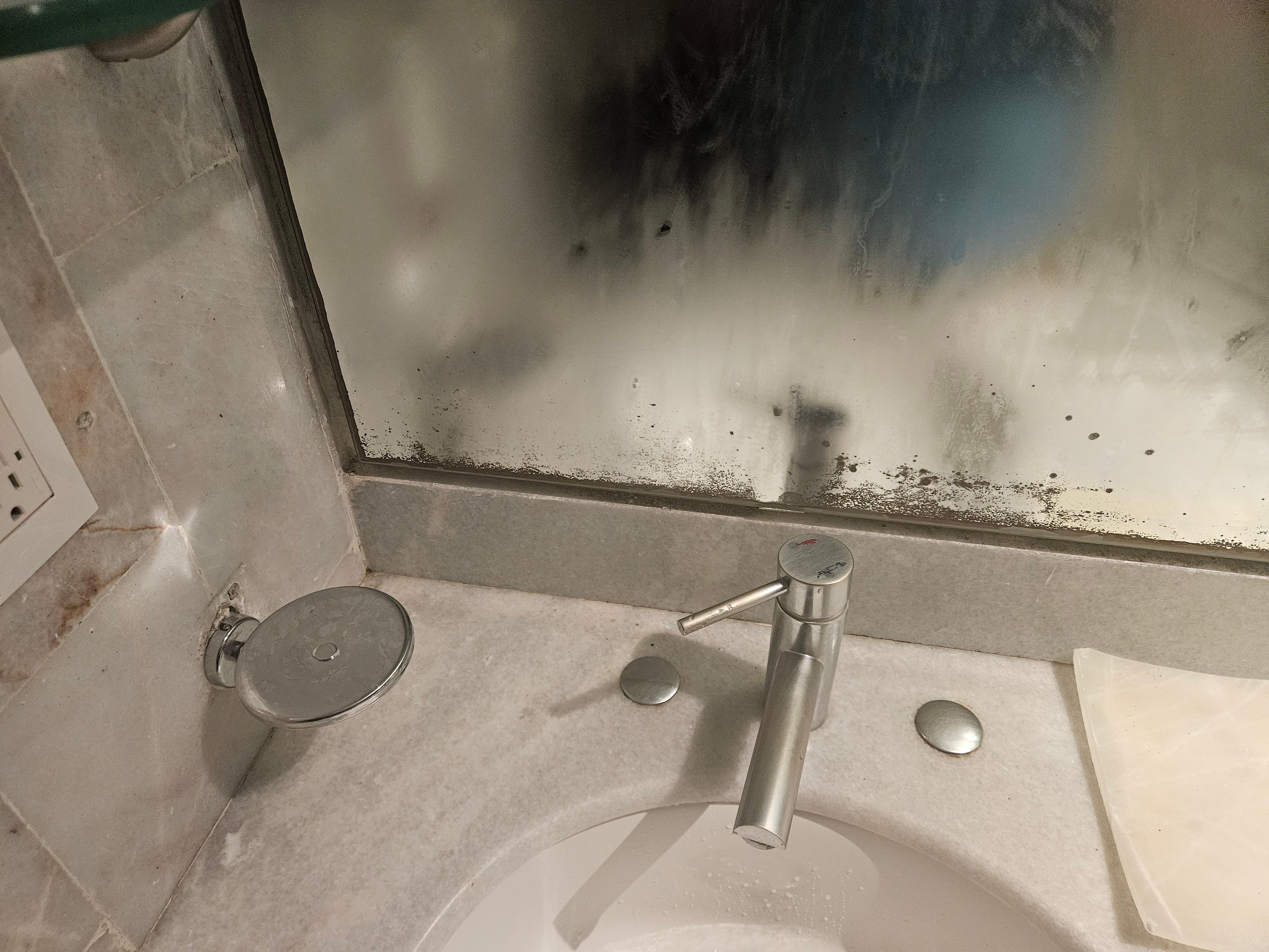 Rooms seemed to be poorly patched and in desperate need of upgrading. 