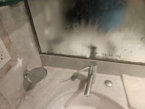 Rooms seemed to be poorly patched and in desperate need of upgrading.