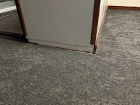 Skirting damaged.