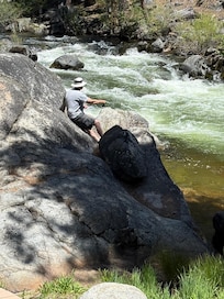 Rapids and fishing spot.
