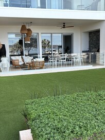 View looking at the deck