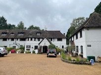 Outside of the hotel