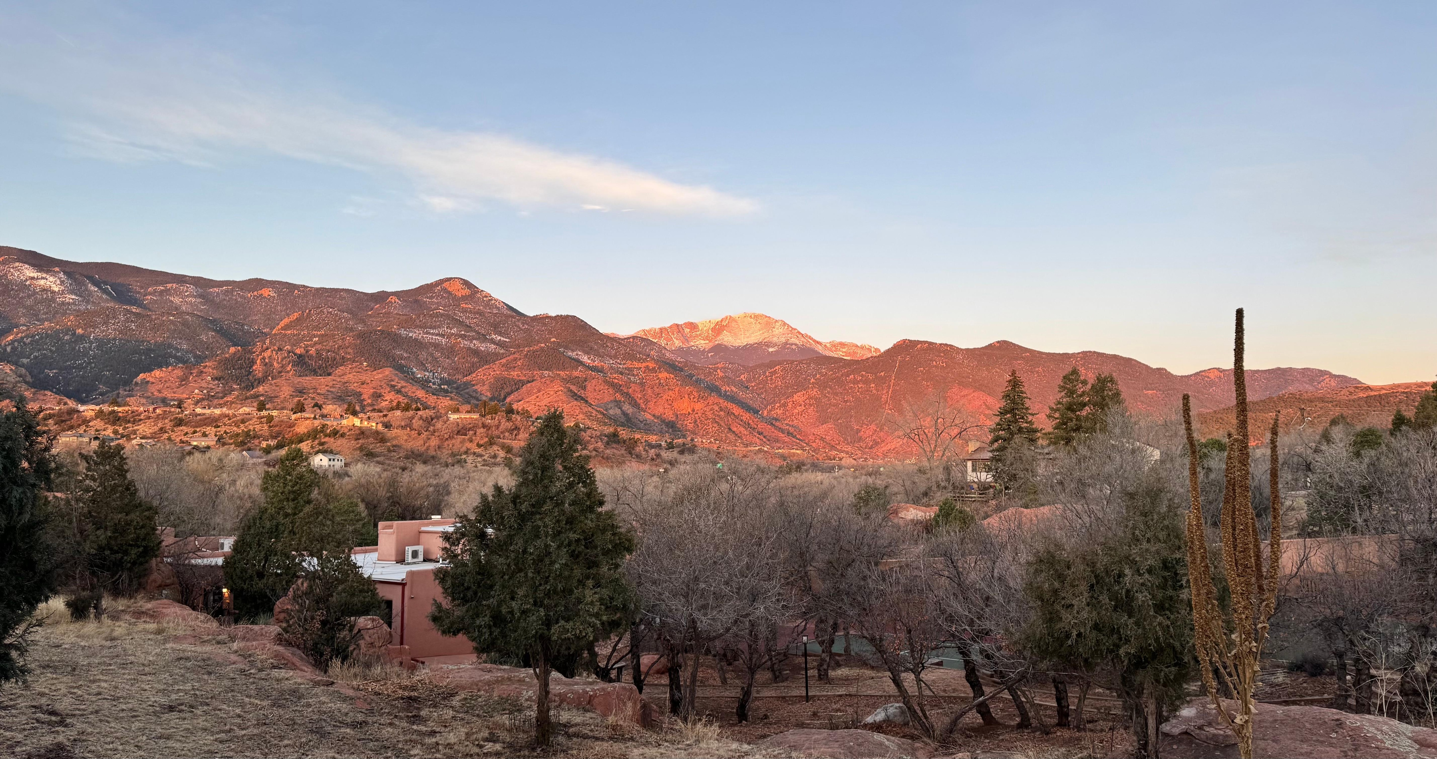 View from living room.