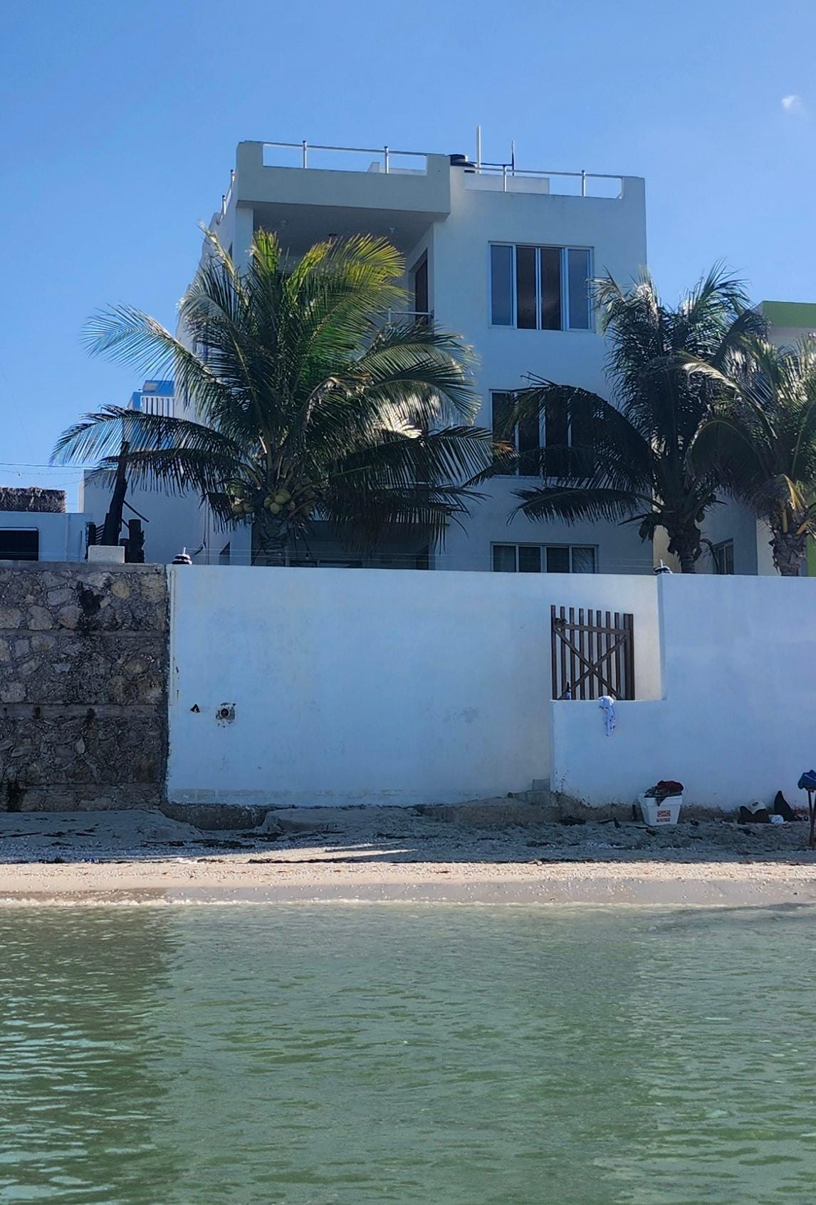 Apartment view from the water.