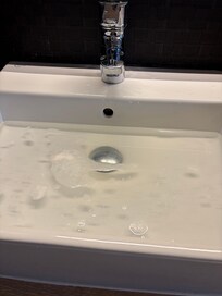 Waschbecken lief nicht ab