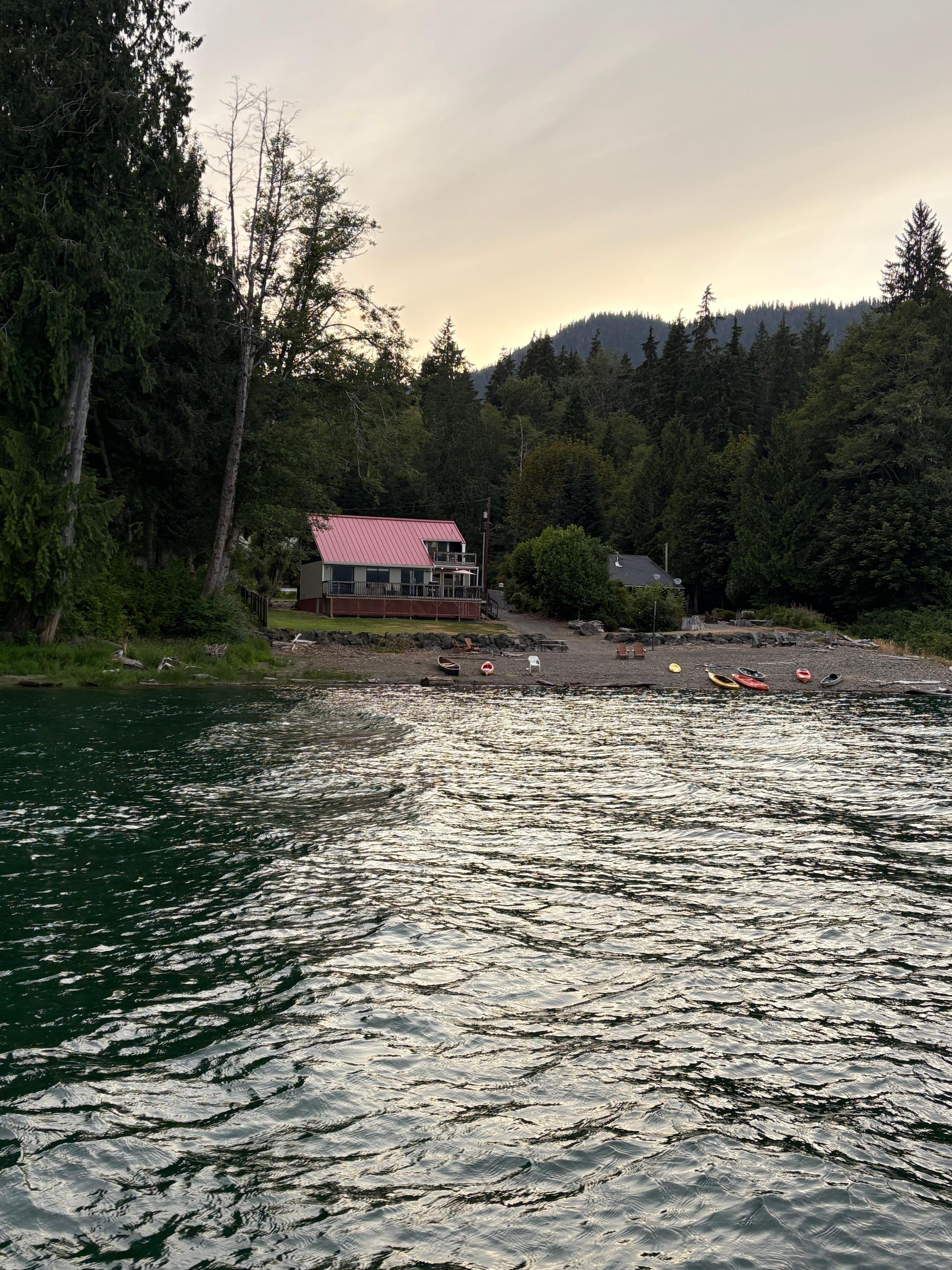 Property from the lake