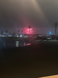Great view of fireworks at SeaWorld!