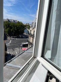 Great view and windows open to let in fresh air!