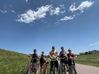 Free bike rentals from hotel - we enjoyed a 3 mile ride!