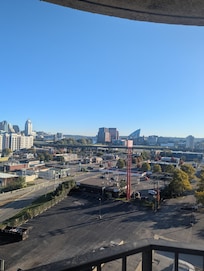 Views the morning from the room