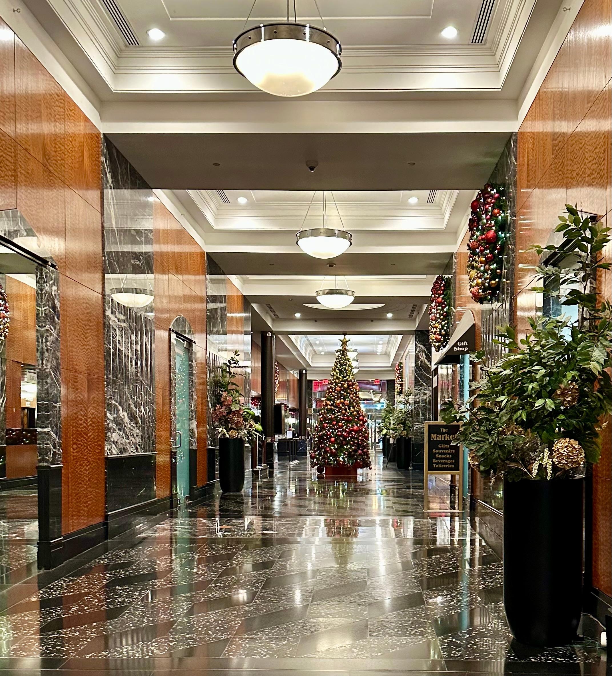 Hotel lobby was beautiful!