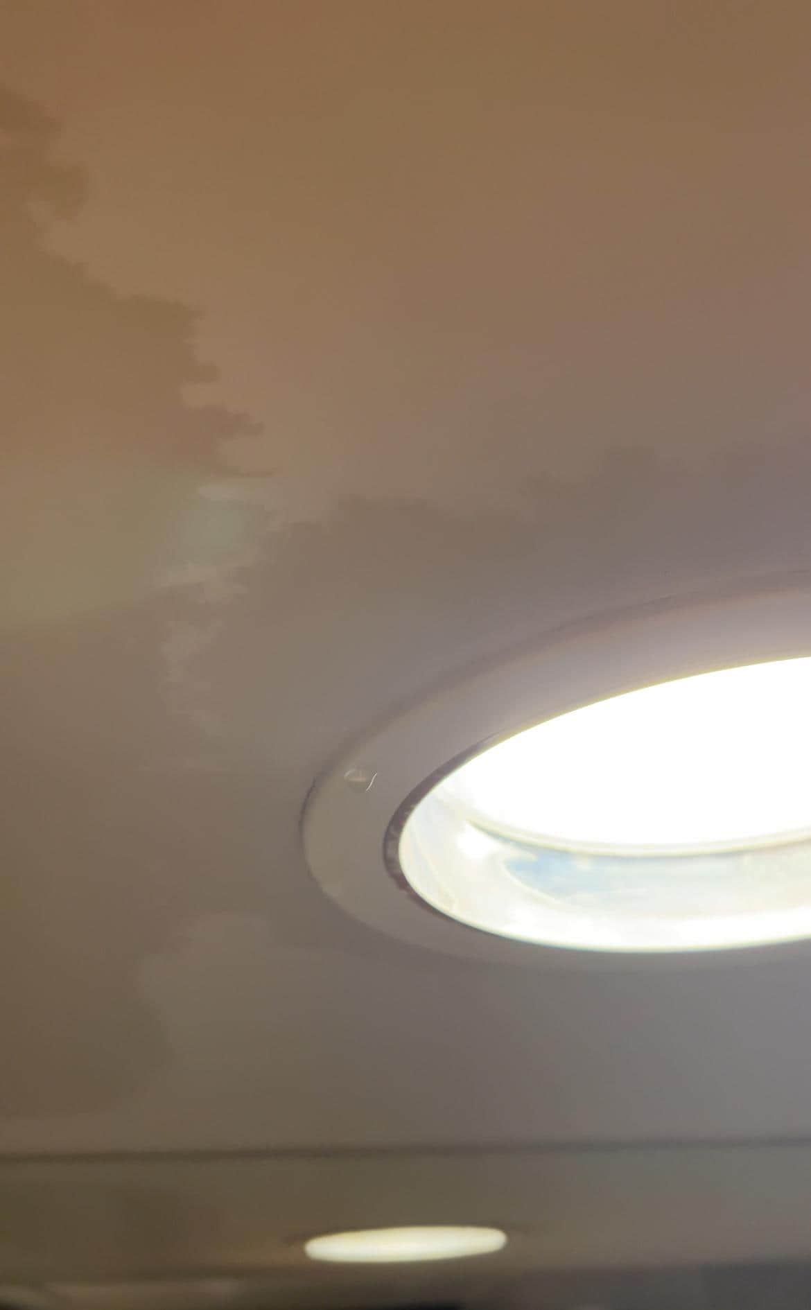 Ceiling dripping liquid