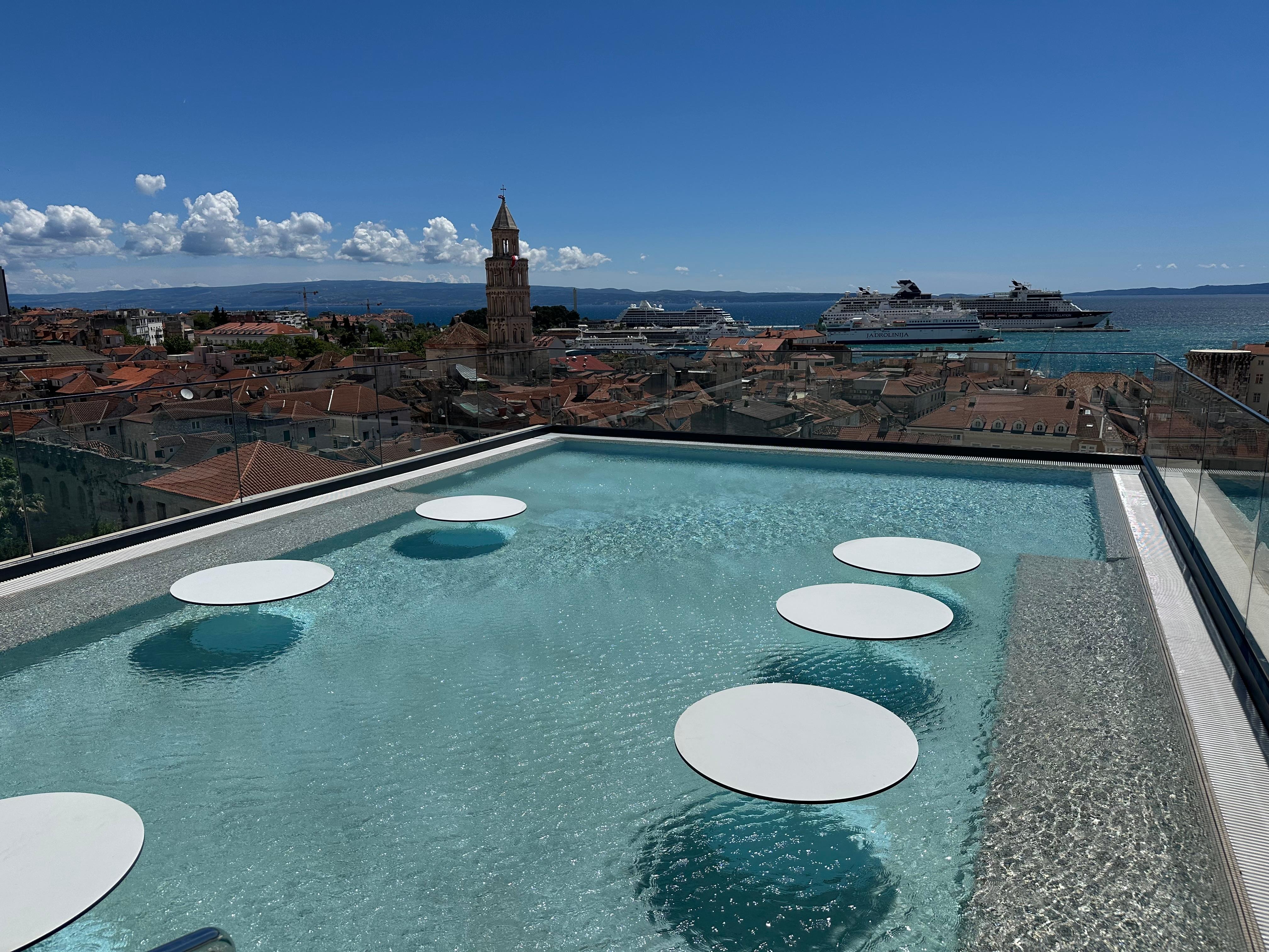 Pool with a view