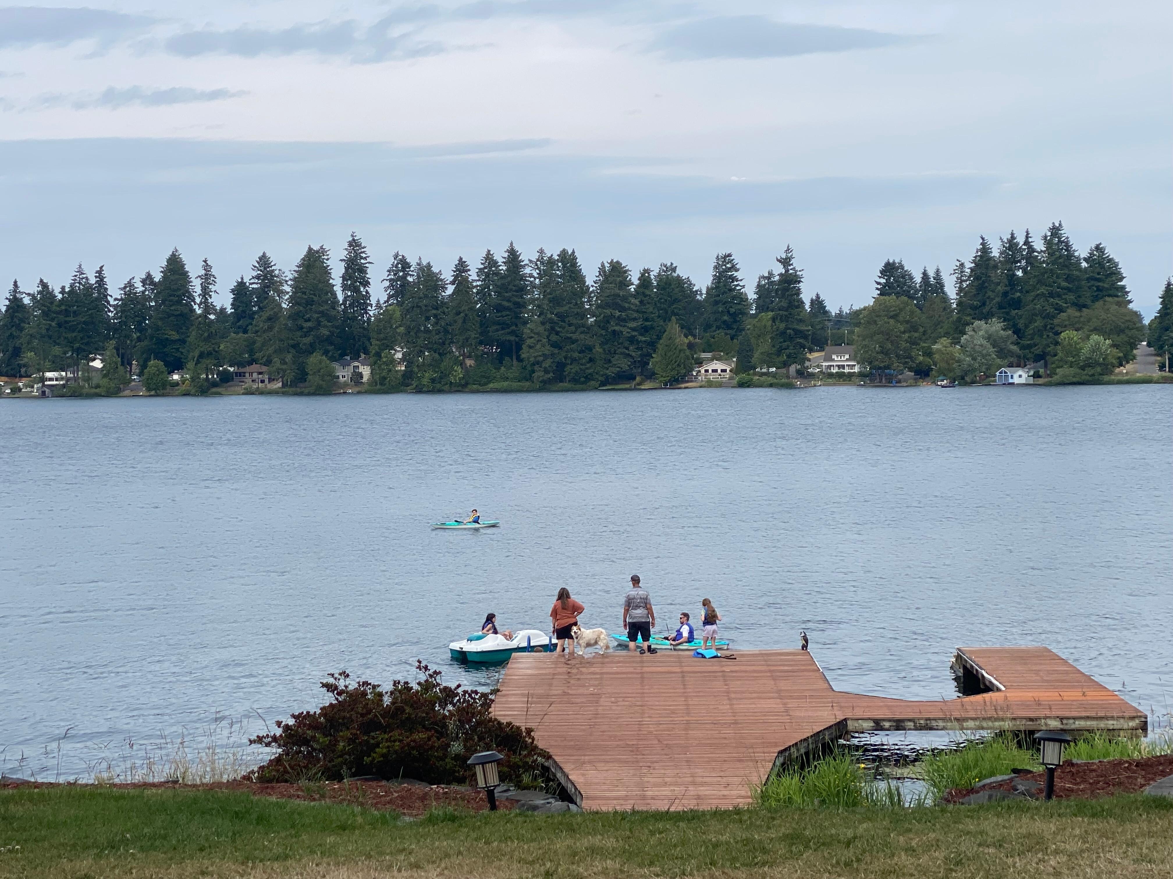 The view from the deck. 