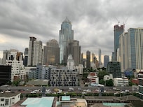 a view from the pool