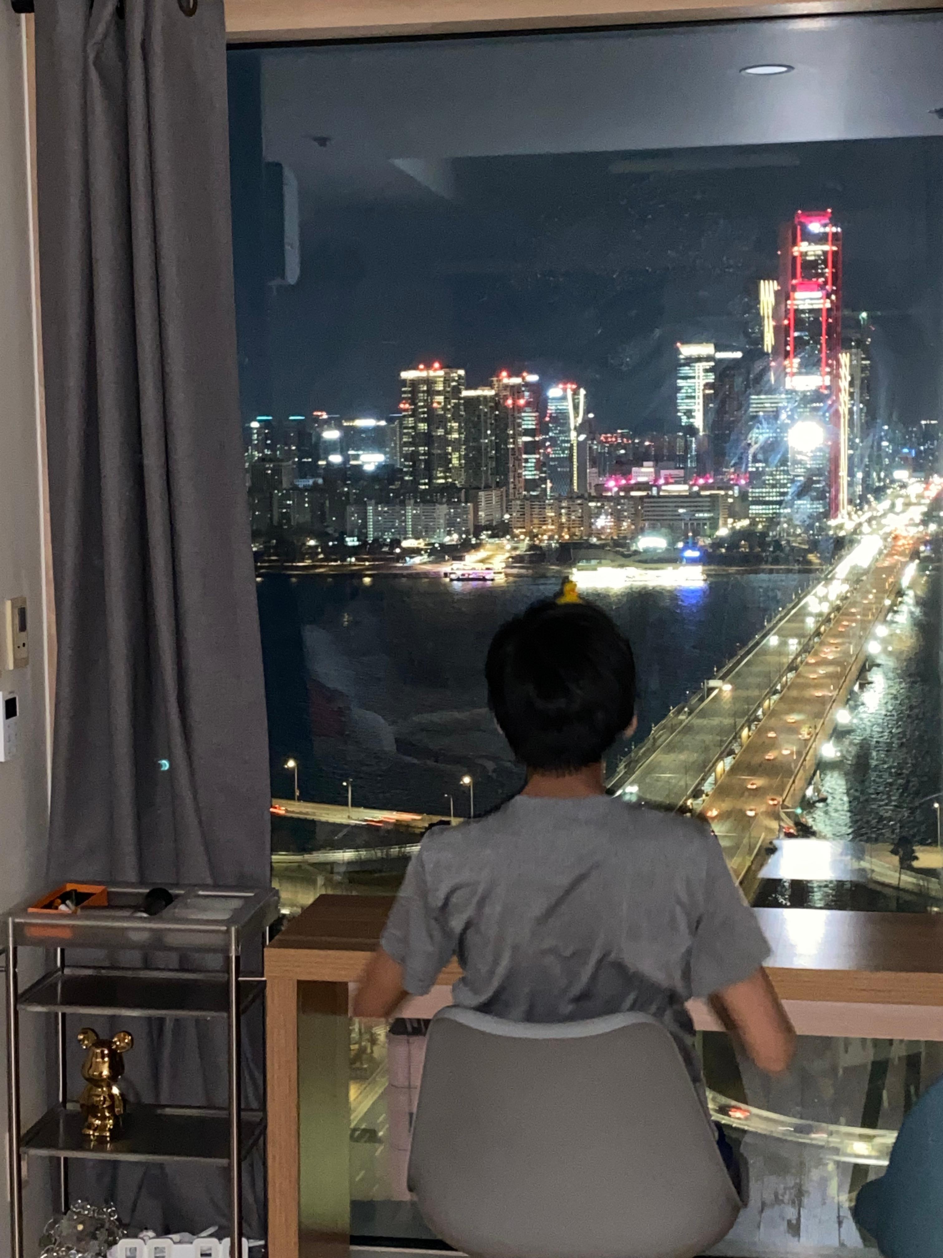 Nice window view especially at night.