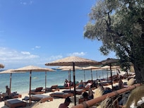 The local beach