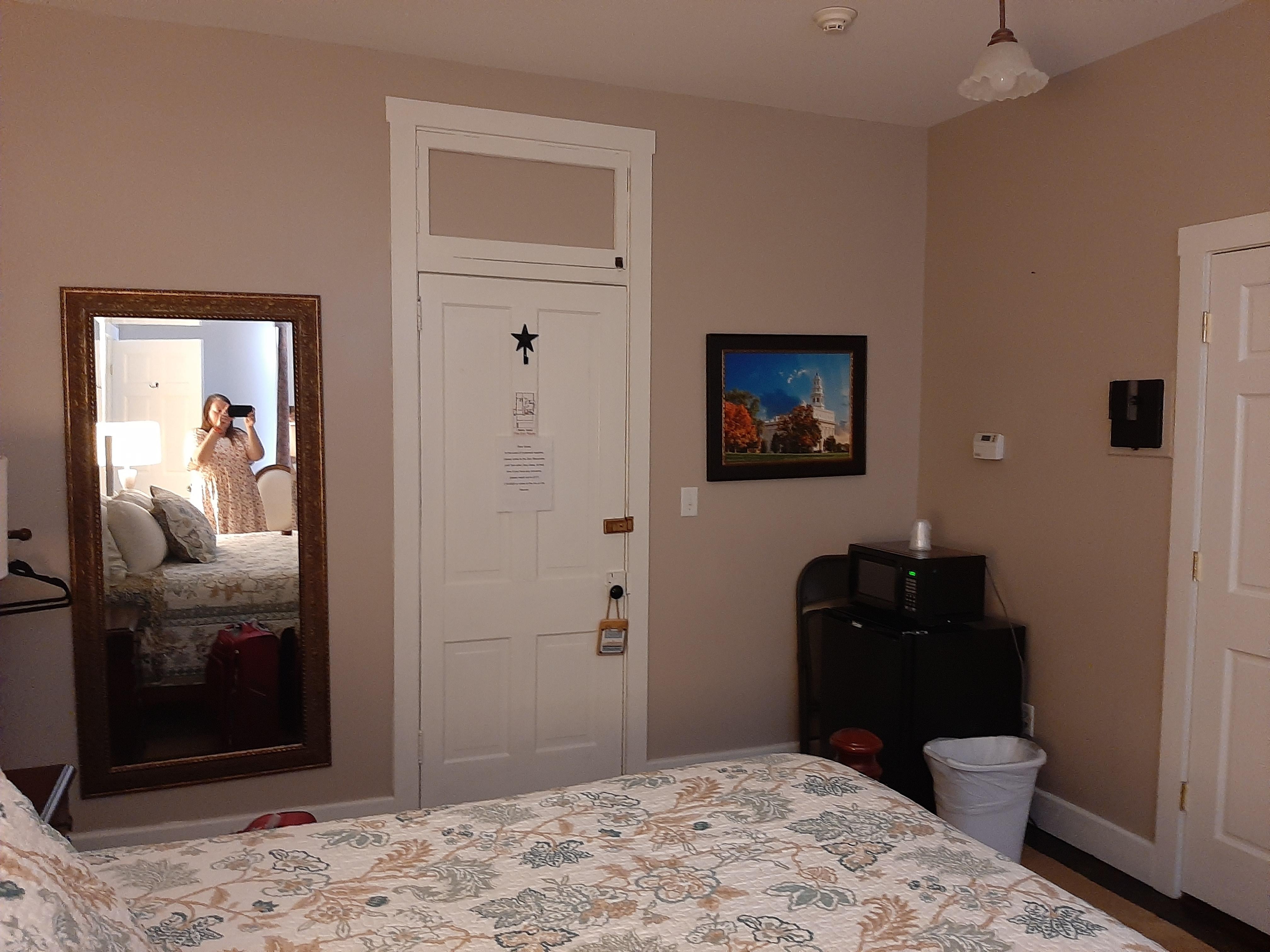 This is the door to our room.