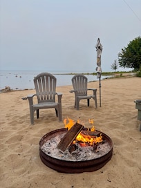 Relaxation commenced every night around the campfire.