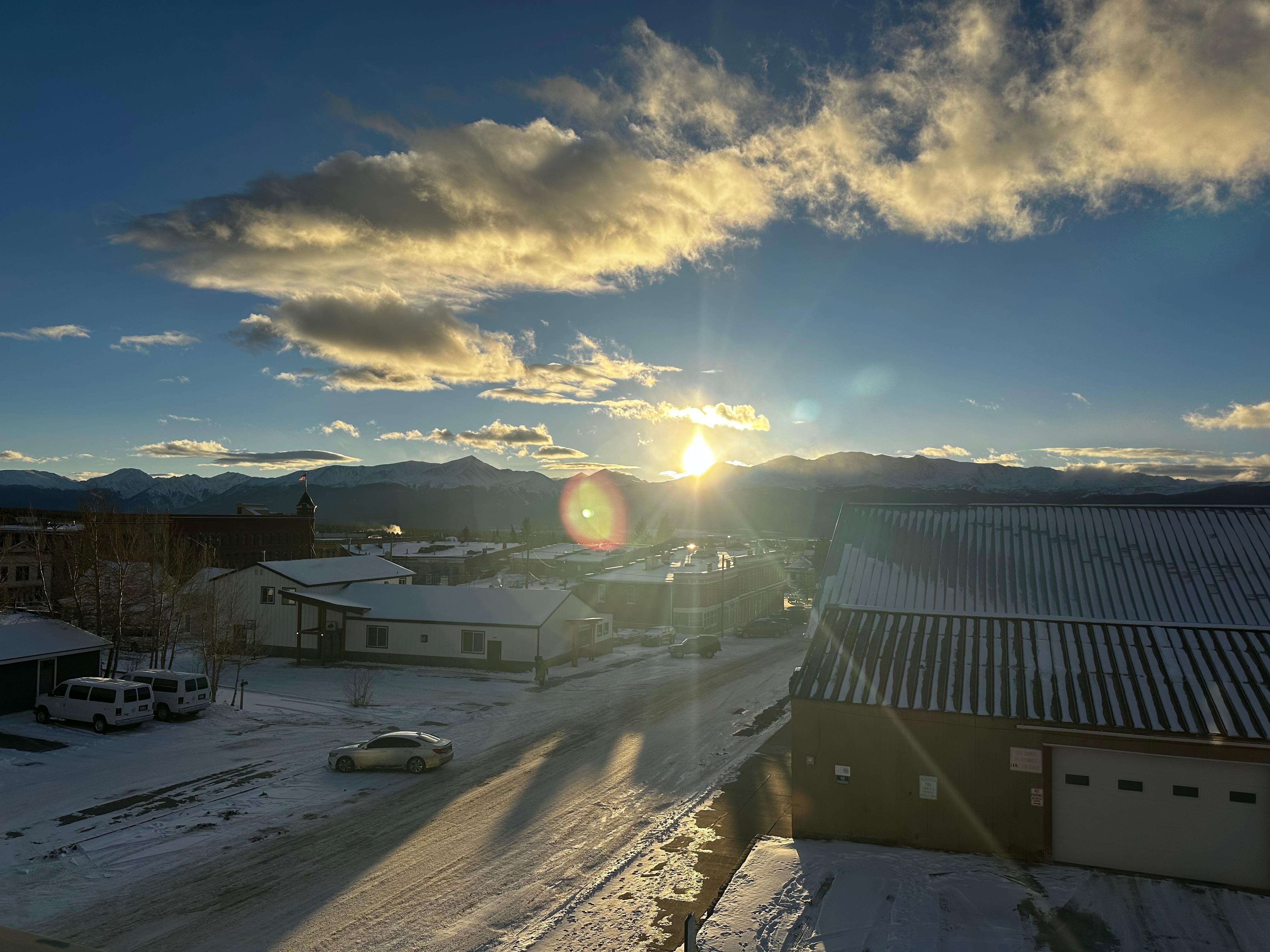 View from the roof top patio
