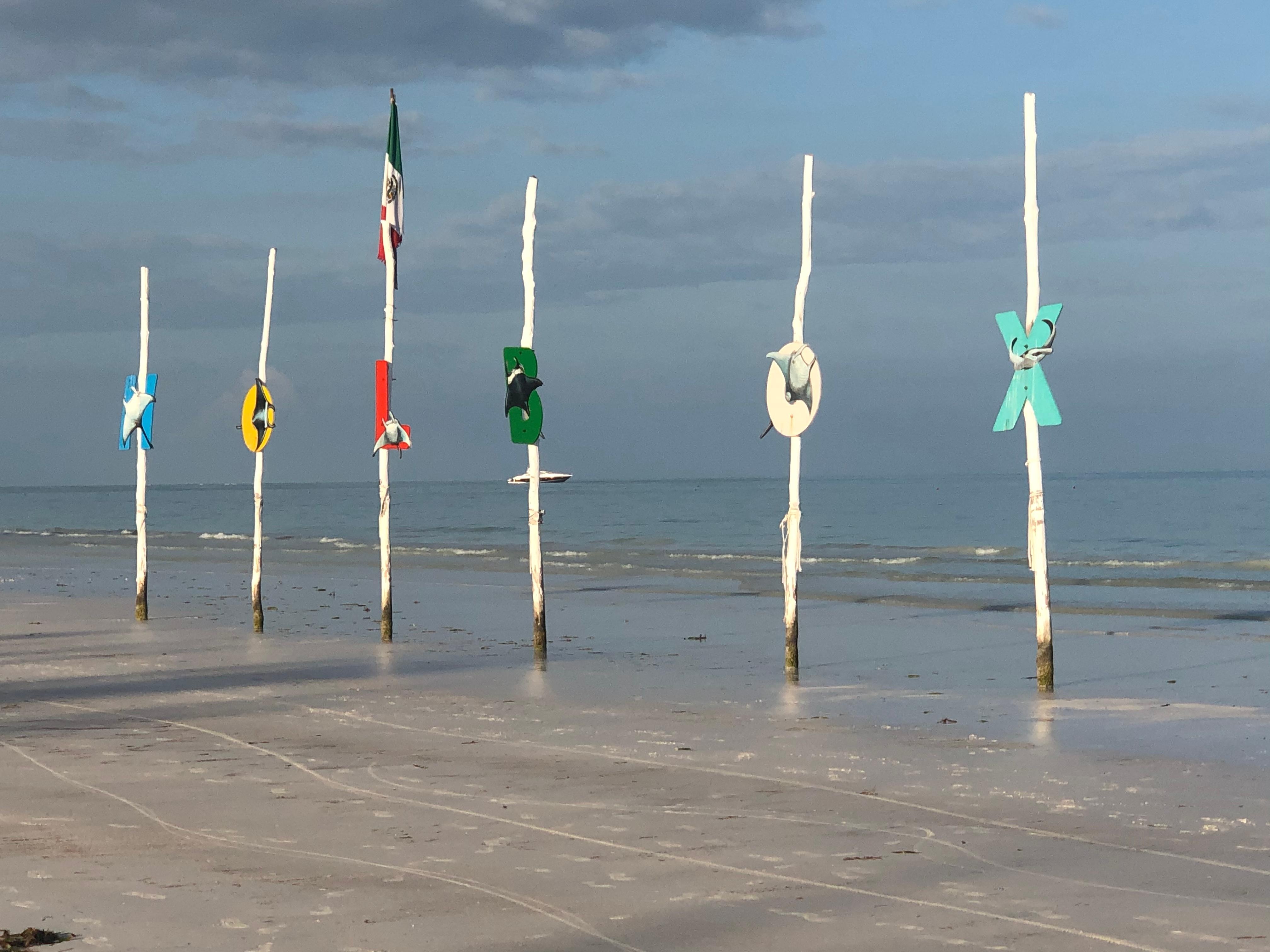Stranden nedanför hotellet