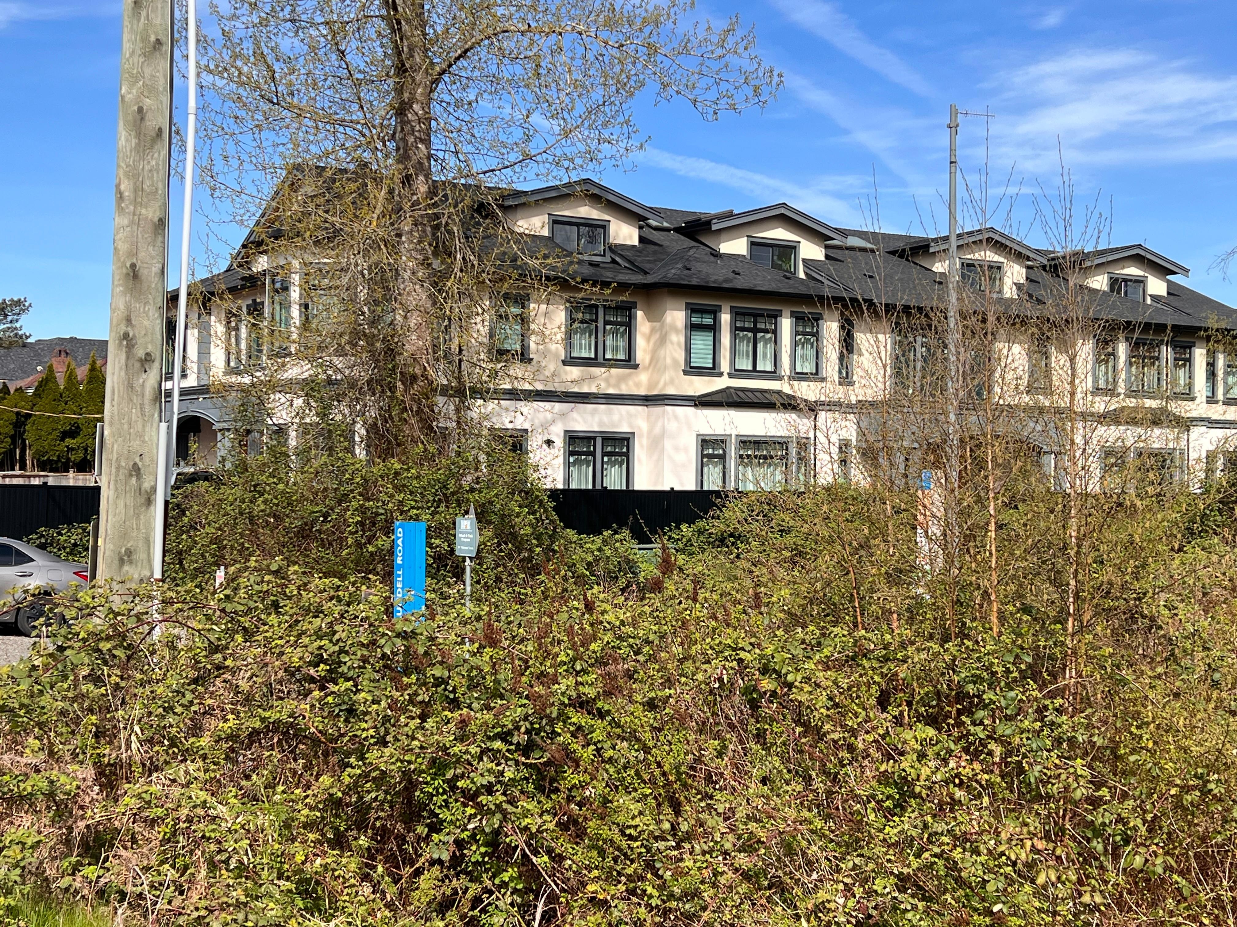 The house on side view