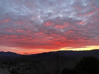 Sunrise from the front porch.