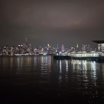Evening view across the Hudson.