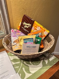 Goodies from the owner! Fabulous!