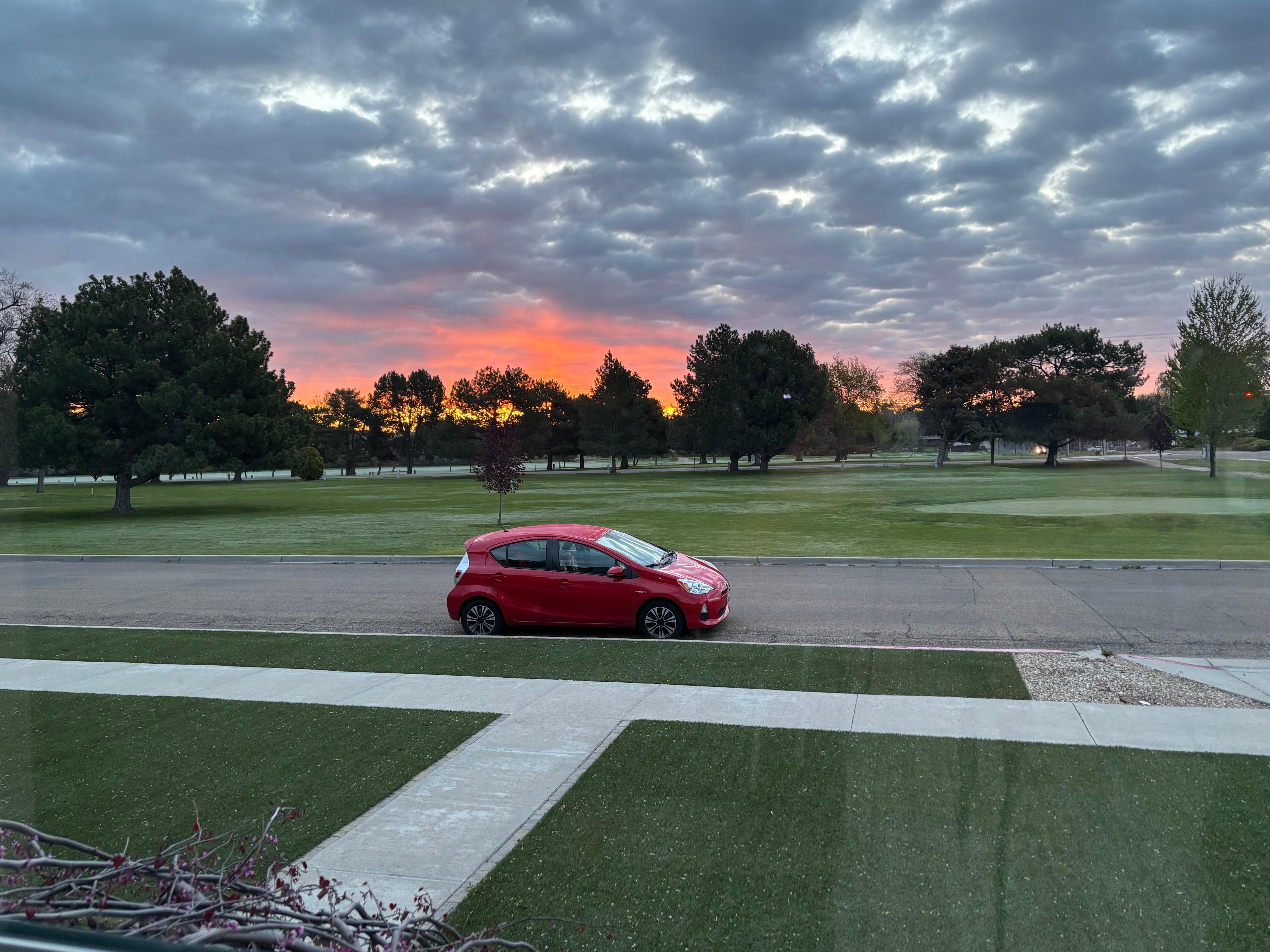 Sunrise so brilliant 