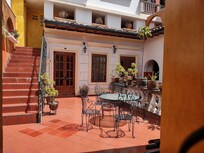 patio area outside my room