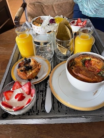 Breakfast was incredible!!! Wonderful place!!
Will definitely return!!!