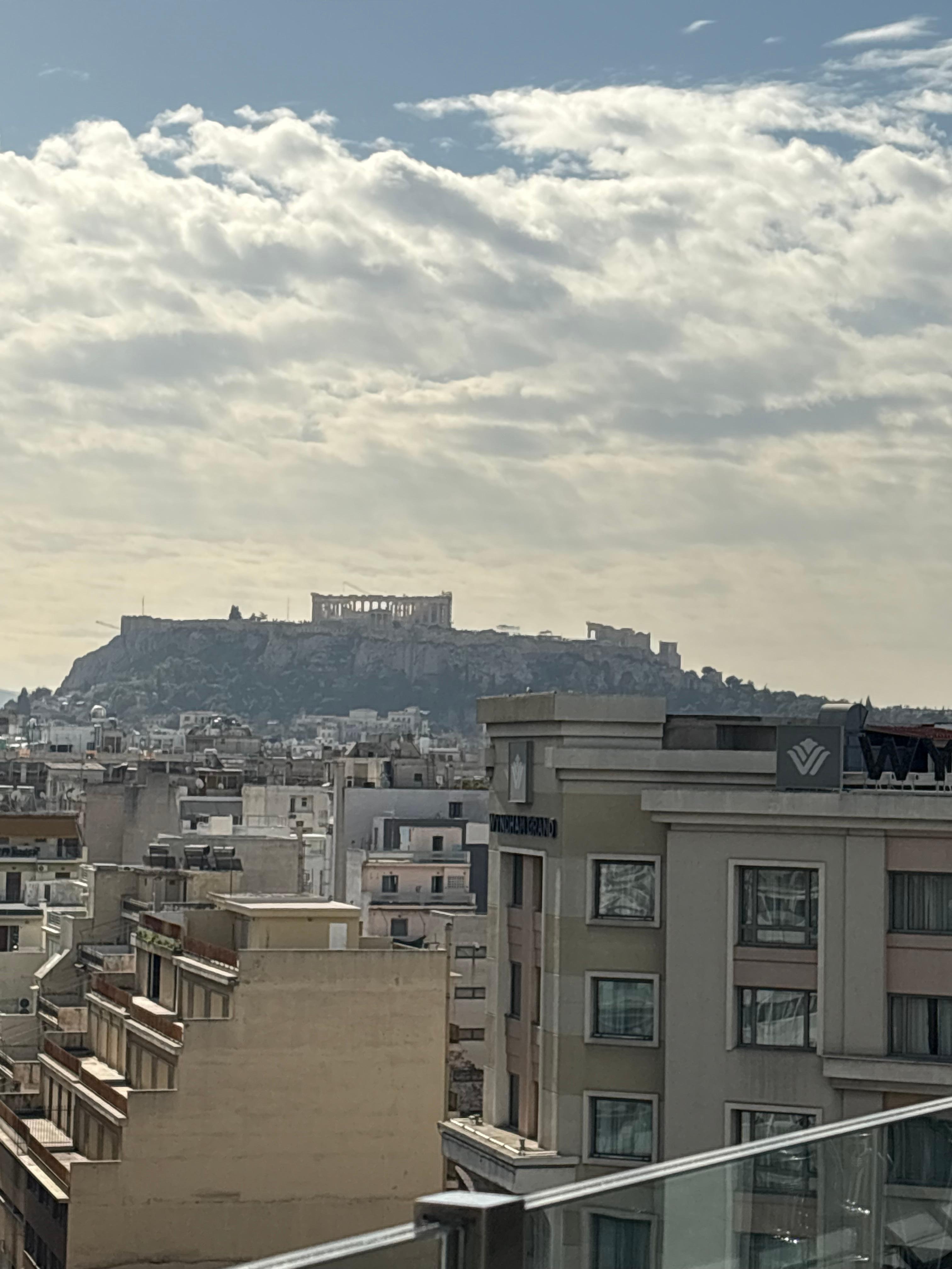 Great view of the Parthenon.