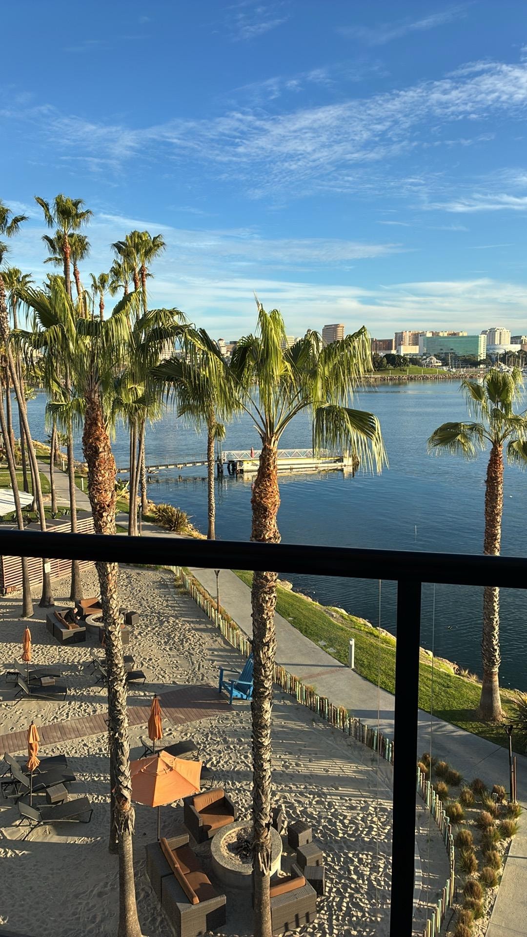 View from our room in Building 4. 