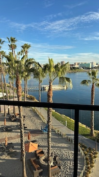 View from our room in Building 4.