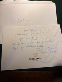 Så hyggeligt. Dejlig varm velkomst.